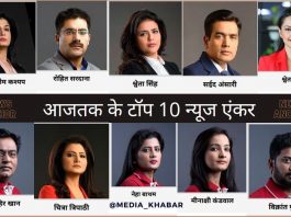 aajtak top 10 news anchor