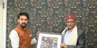 Information and Broadcasting Ministers of India and Bangladesh meet