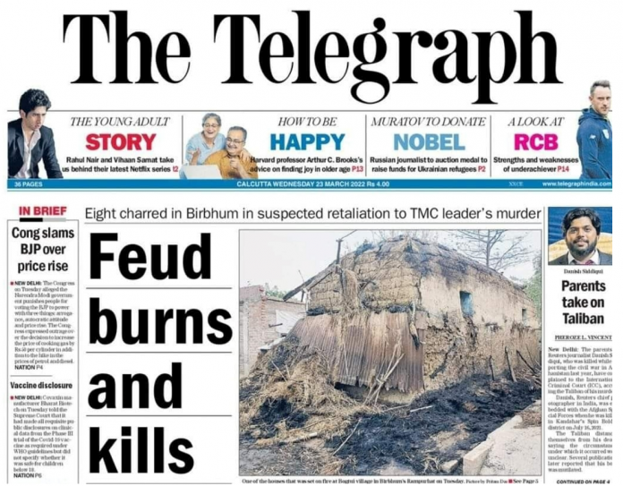 Telegraph newspaper mouthpiece of the killers